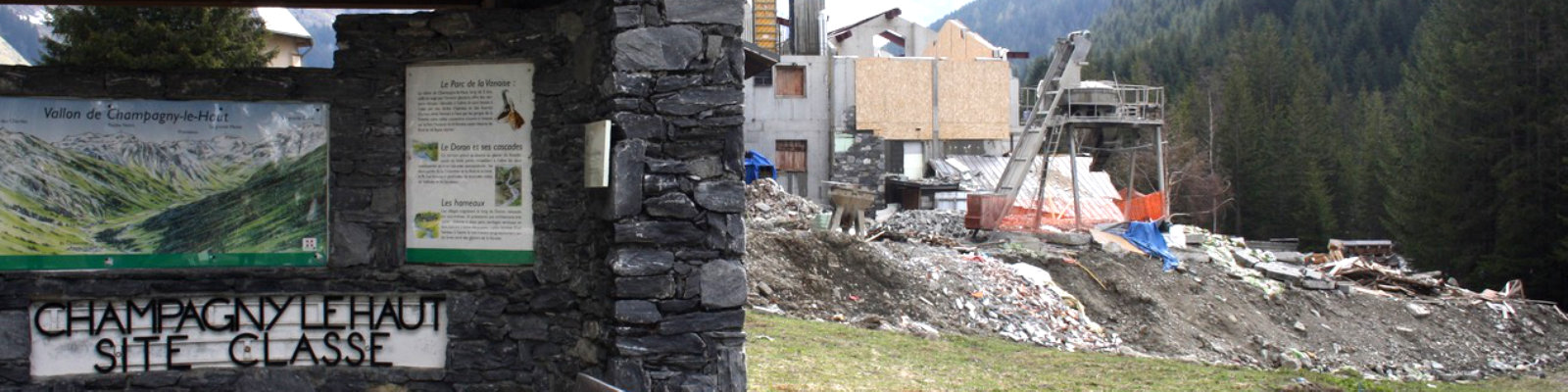 Travaux en site classé à Champagny